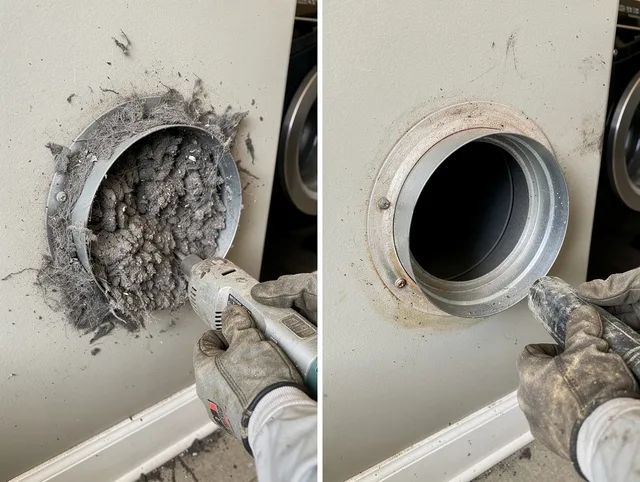 Professional clogged vent cleaning by South Pasadena Dryer Vent Cleaning in South Pasadena